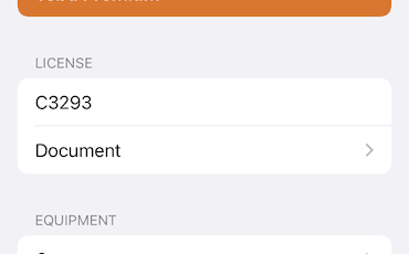 Adding your license to Tobu